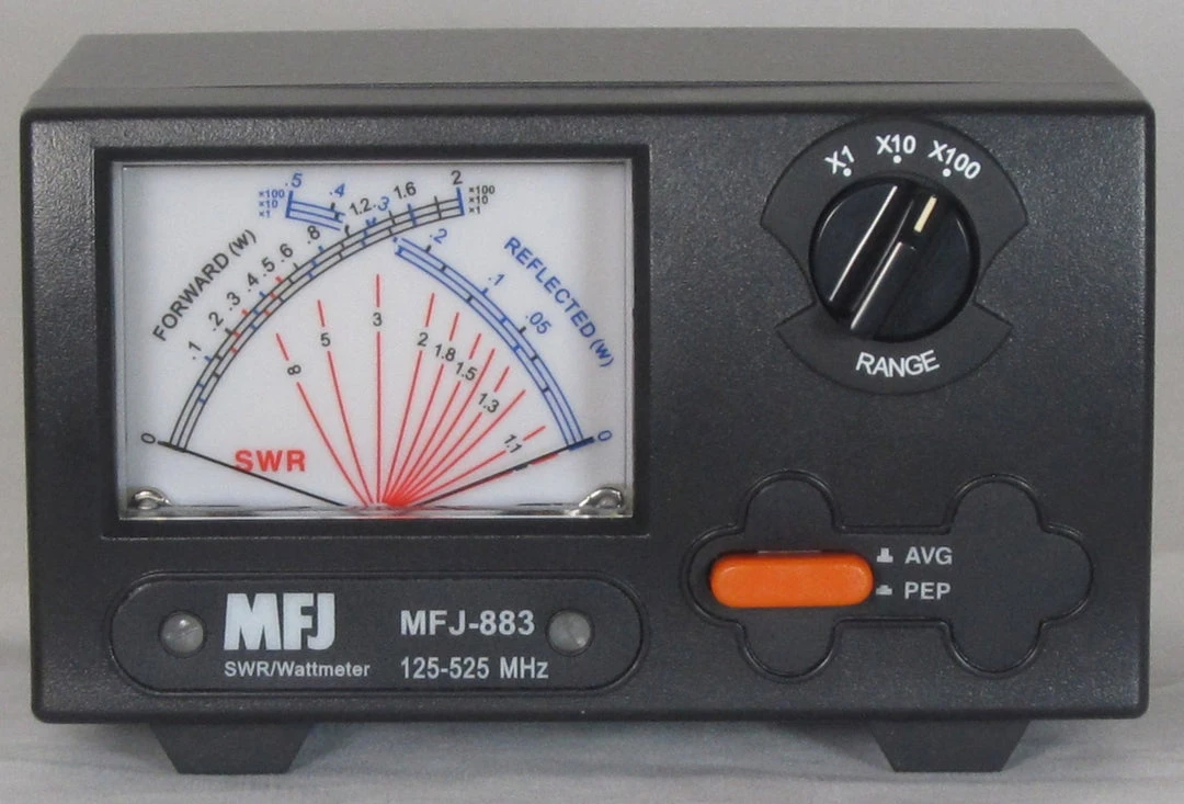 MFJ-883, X SWR/WATTMETER, 125-525 MHz, 200 W 3 MFJ-883, X SWR/WATTMETER, 125-525 MHz, 200 W