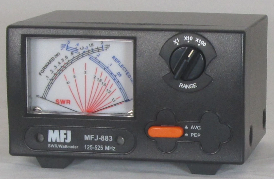 MFJ-883, X SWR/WATTMETER, 125-525 MHz, 200 W 5 MFJ-883, X SWR/WATTMETER, 125-525 MHz, 200 W