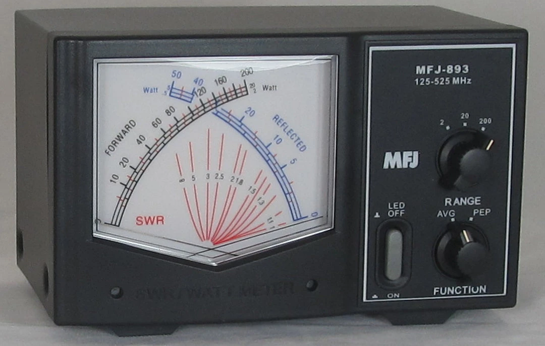 MFJ-893, GIANT X SWR/WATTMETER, 125-525 MHz, 200W 4 MFJ-893, GIANT X SWR/WATTMETER, 125-525 MHz, 200W