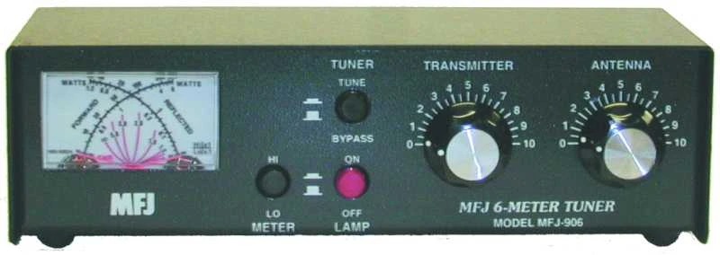 MFJ-906, 6-M TUNER W/WTTMTR/50-54 MHz 3 MFJ-906, 6-M TUNER W/WTTMTR/50-54 MHz