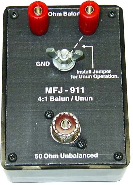 MFJ-911, BALUN/UNBAL, 4:1 CURRENT, 160-10M, 300 W 3 MFJ-911, BALUN/UNBAL, 4:1 CURRENT, 160-10M, 300 W
