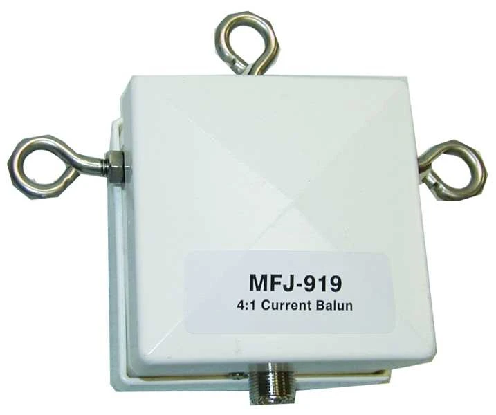 MFJ-919, BALUN, CURRENT, 4:1, 1.8-30 MHz, 1.5kW 3 MFJ-919, BALUN, CURRENT, 4:1, 1.8-30 MHz, 1.5kW
