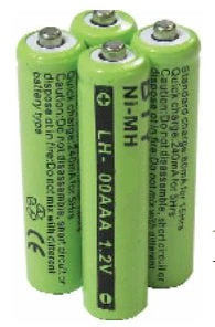 MFJ-92AAA01, BATTERY, AAA, NI-MH, 800 MA, 1.2V