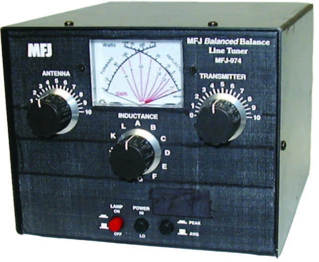 MFJ-974B, TUNER, BALANCED LINE, 10-80M, 300W 3 MFJ-974B, TUNER, BALANCED LINE, 10-80M, 300W