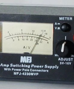 MFJ SEC-4230MVP, COMPACT SWITCH PS, MTR/PP/4-16V ADJ. 110/220VAC