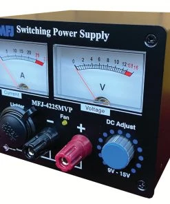 MFJ-4225MVP, SW PS, 25A, 12V, ADJ, W/PP, LED MTR