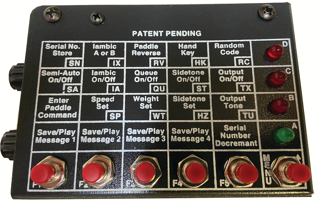 MFJ-490EX, MEMORY KEYER, FOR MFJ-564 AND BENCHER PADDLE 5 MFJ-490EX, MEMORY KEYER, FOR MFJ-564 AND BENCHER PADDLE