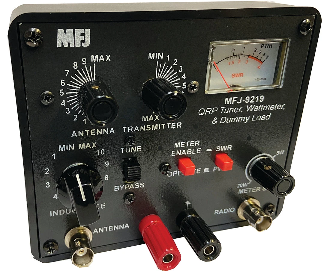 MFJ-9219, QRP Antenna Tuner, SWR/Wattmeter & Dummy Load 4 MFJ-9219, QRP Antenna Tuner, SWR/Wattmeter & Dummy Load