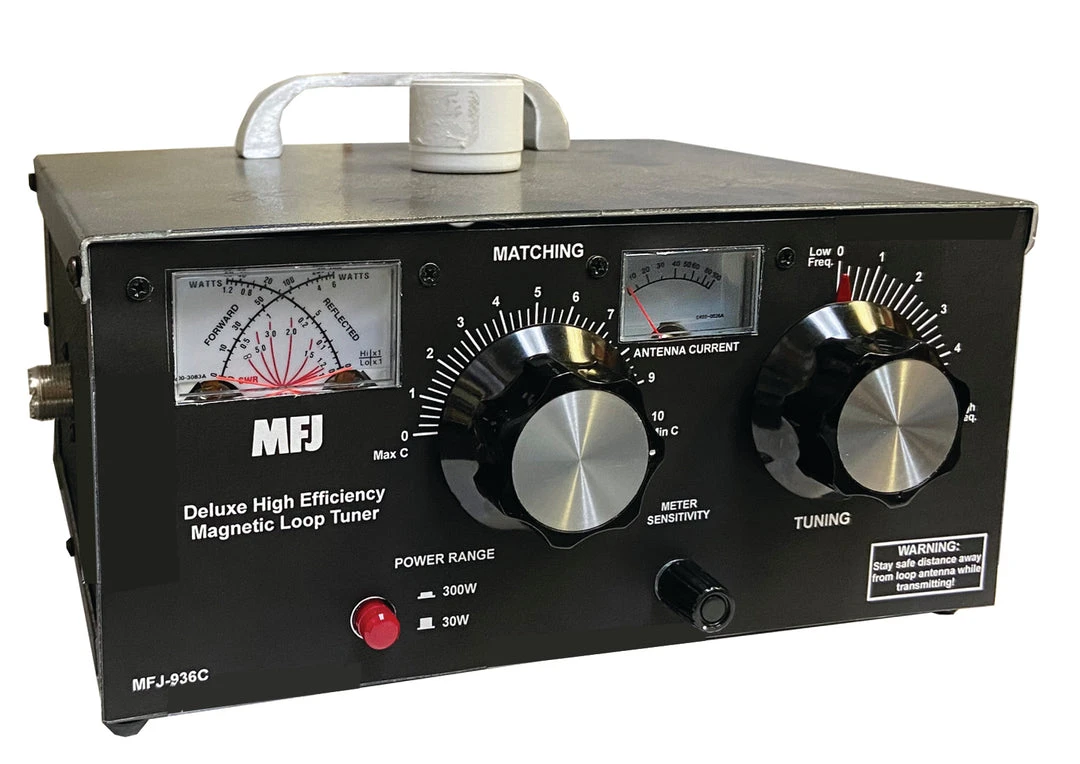 MFJ-936C, Deluxe High Efficiency Magnetic Loop Tuner 4 MFJ-936C, Deluxe High Efficiency Magnetic Loop Tuner