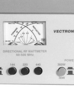 Vectronics PM-30UV, 144/220/440 MHz WATTMETER, 30/300W, SO-239