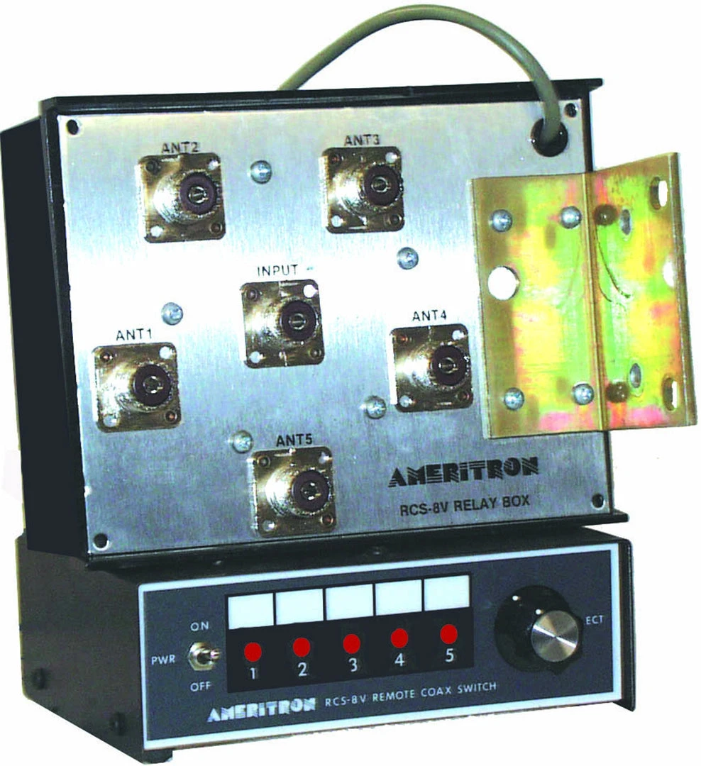 Ameritron RCS-8VL, ANT SWITCH, 5-POS, HF/VHF/UHF, LIGHTNING PROTECTED 3 Ameritron RCS-8VL, ANT SWITCH, 5-POS, HF/VHF/UHF, LIGHTNING PROTECTED