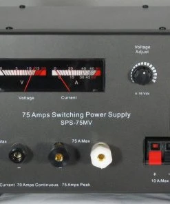 Ameritron SPS-75MV, IT, SWITCHING PS, 75A, MTR,ADJ. 13.8VDC,110-220VAC