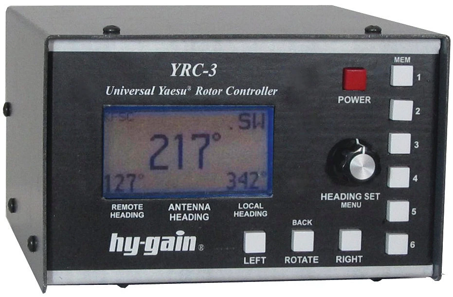 Hygain YRC-3, YAESU ROTATOR CNTR, 6-PROG MEMORIES, 110VAC 3 Hygain YRC-3, YAESU ROTATOR CNTR, 6-PROG MEMORIES, 110VAC