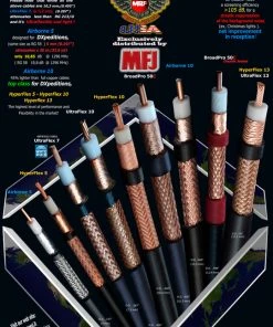 MFJ ZMP-HYF10, M,P HYF 10,VERY FLEXIBLE,LIGHT,SUP. OVER LM 400UF